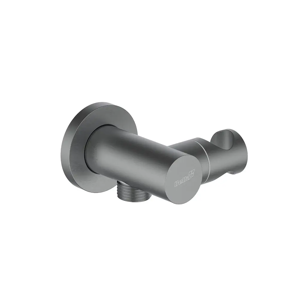 Shower Bracket Round Brass Gun Metal