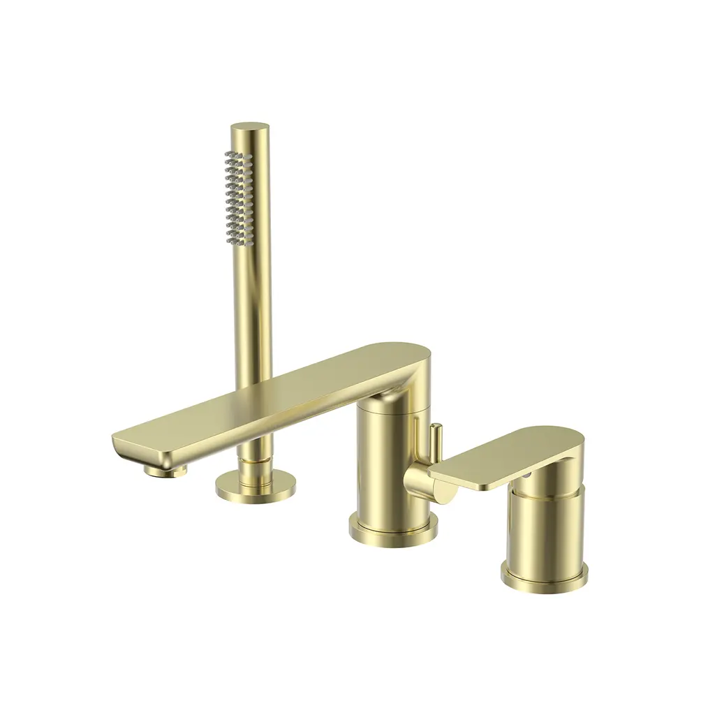 Bathtub Mixer Shining Gold from Bella QV Series