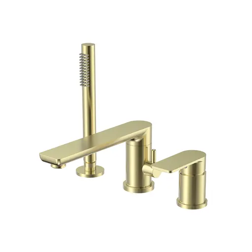 Bathtub Mixer Brushed Gold