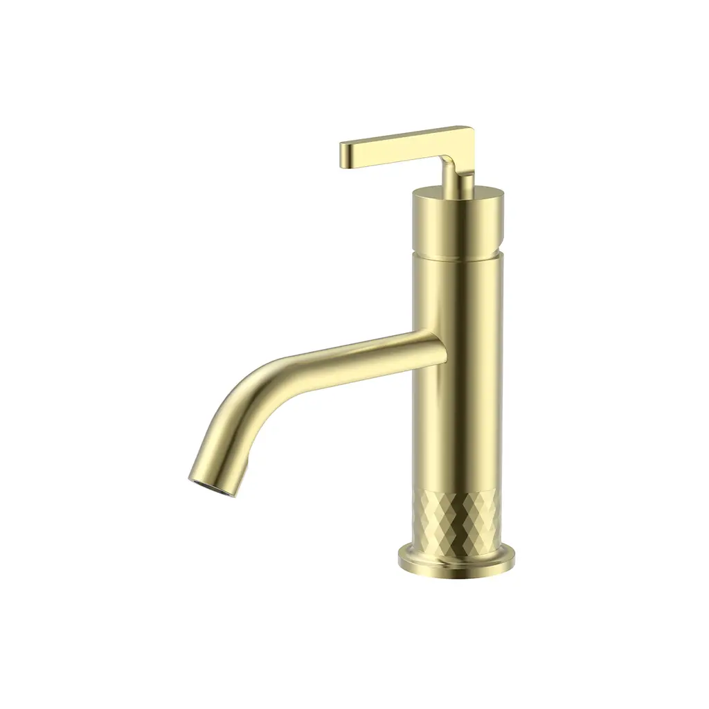 QV Series Basin Mixer Brushed Gold from Bella QV Series
