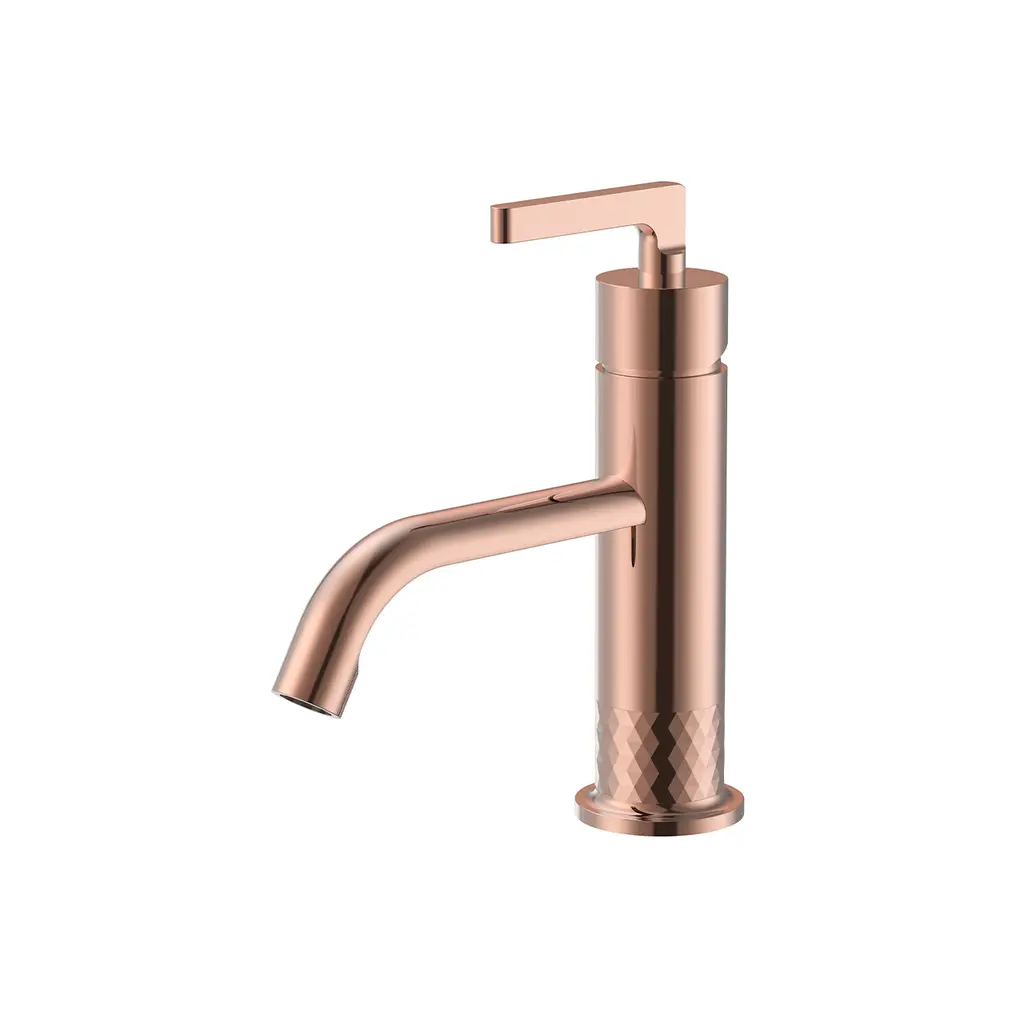 QV Series Basin Mixer Shiny Rose Gold