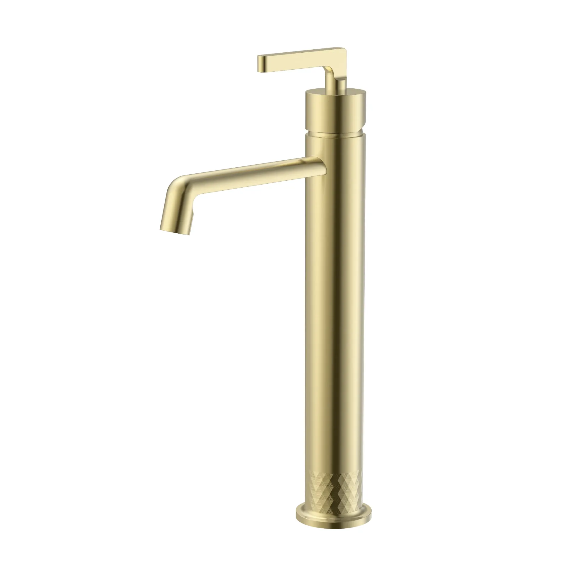 QV Series Basin Mixer Tall Brushed Gold