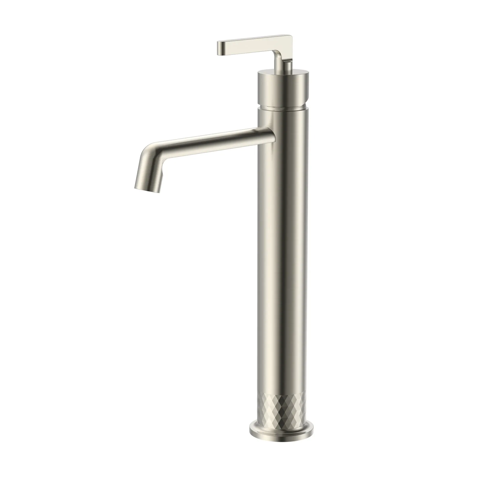 QV Series Basin Mixer Tall Brush Nickel