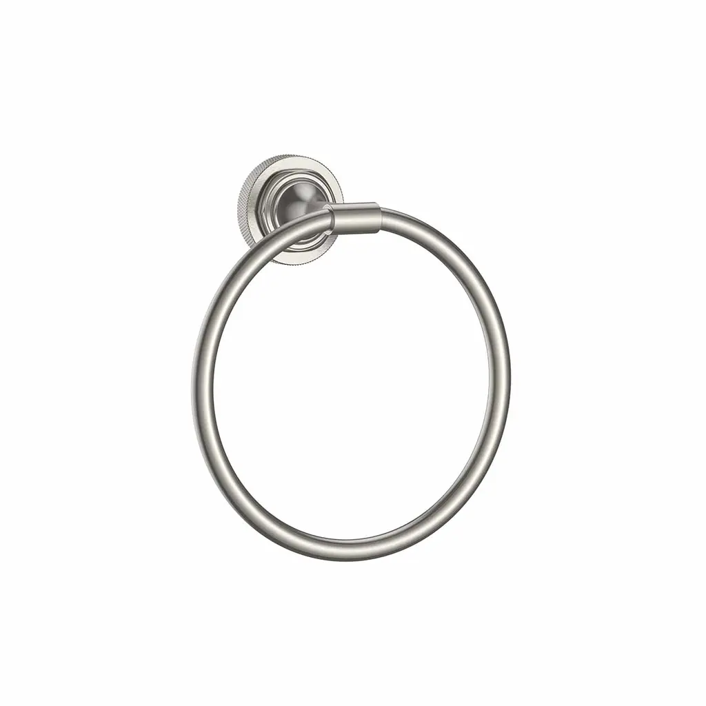 QV Series Towel Ring Brush Nickel