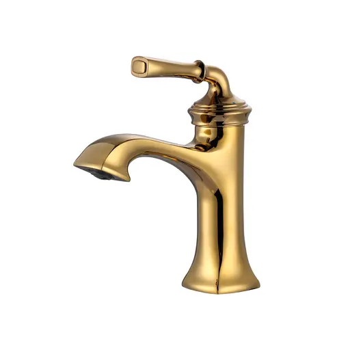 Basin Mixer Shiny Gold