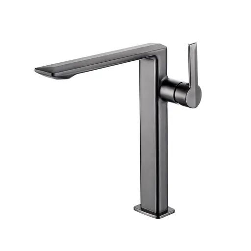 Basin Mixer Tall Gun Metal