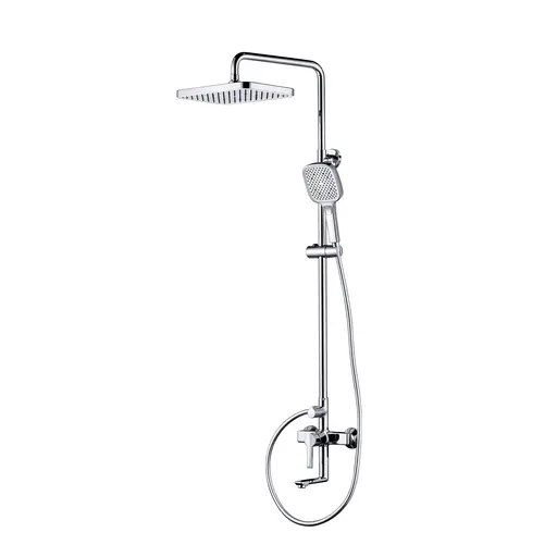 Shower Mixer Column Set Chrome