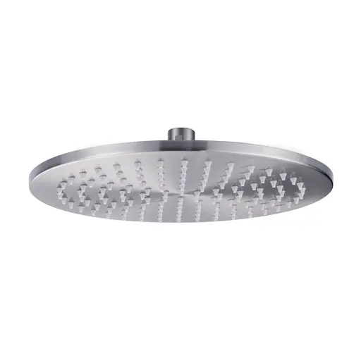 Rain Shower Round Brass Brushed Nickel