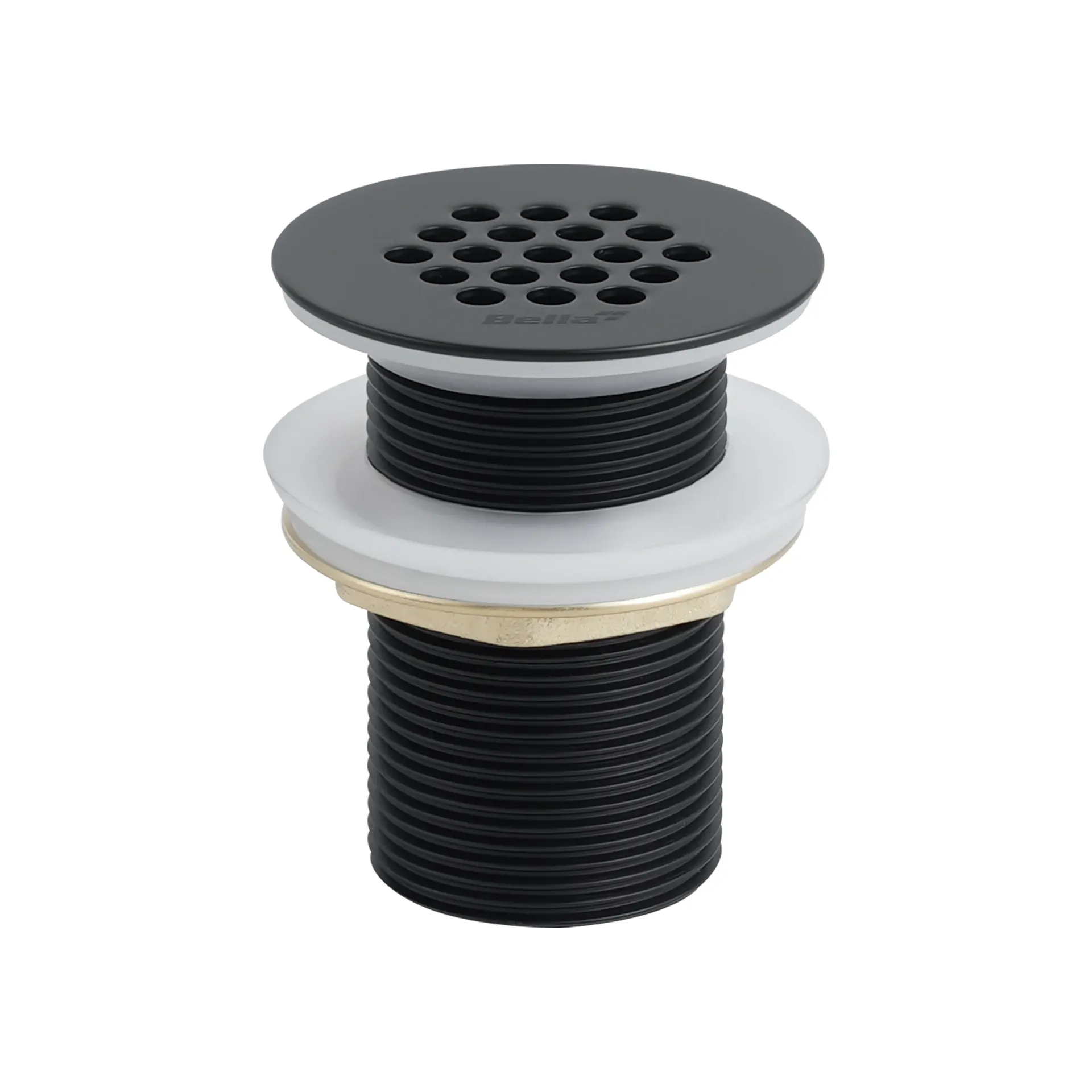 Waste Coupling Brass Black