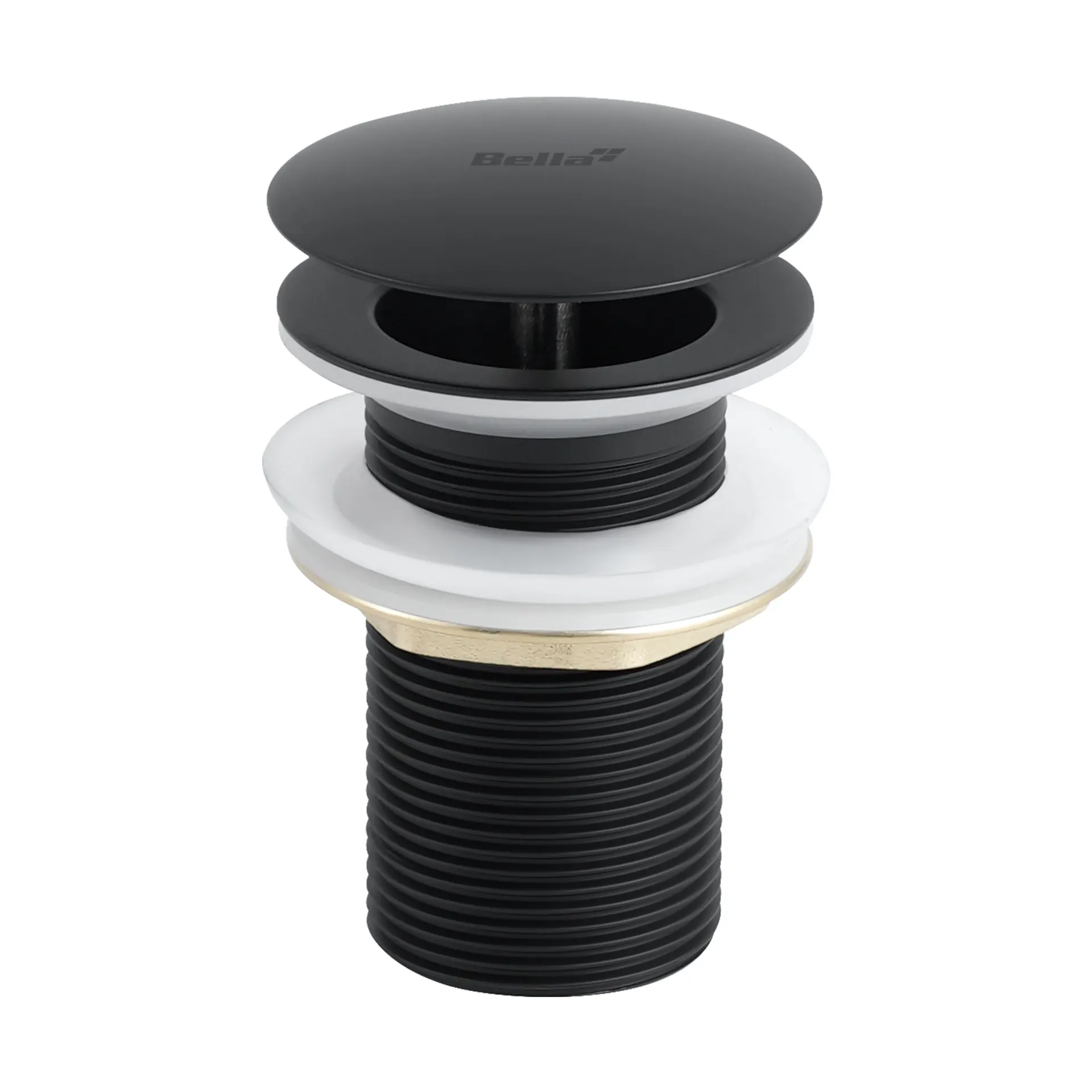 Waste Coupling Brass Black