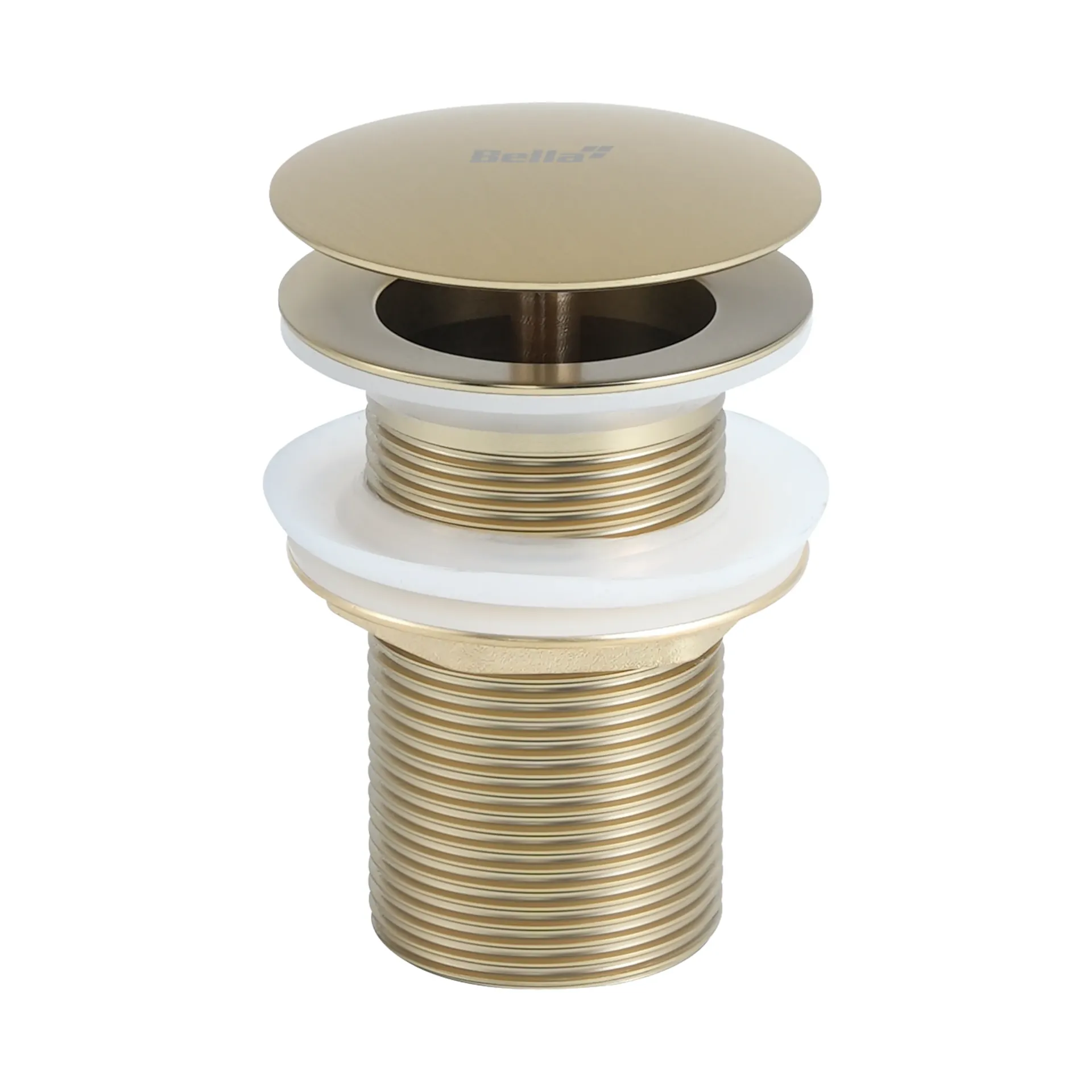 Waste Coupling Brass Brushed Gold