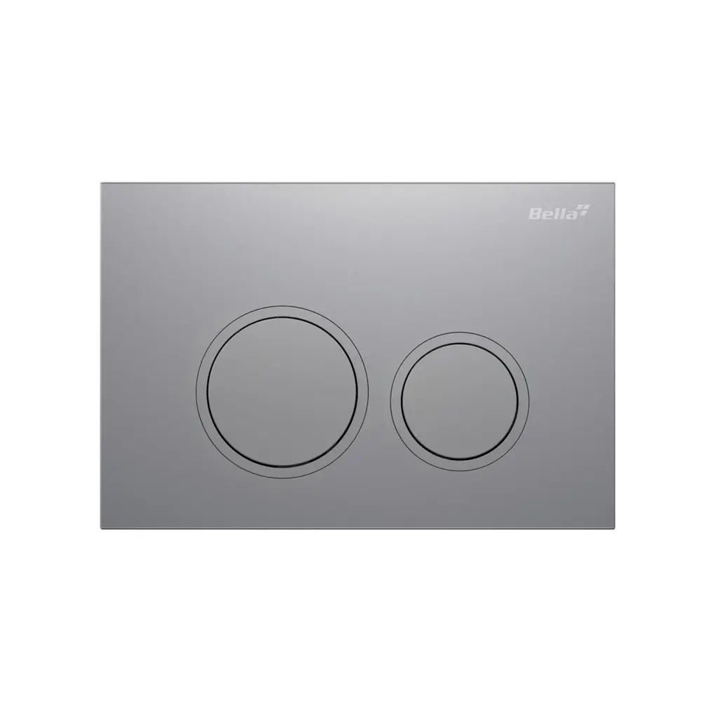 Dual Flush Actuator Plate Round Gun Metal