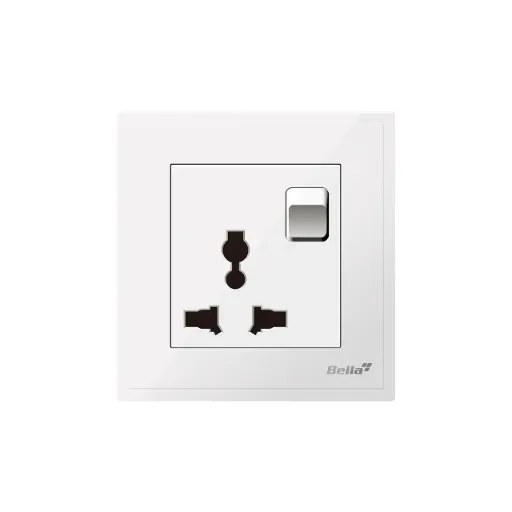Dynamo 16A 3 Pin Universal Socket  with Switch