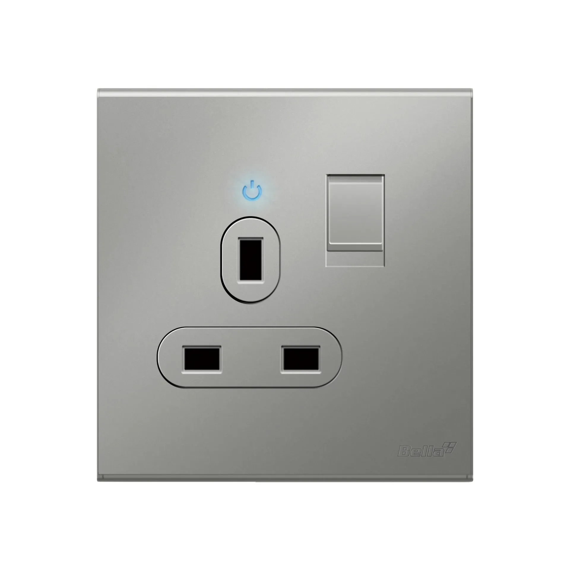 Vision  13A Single Switched Socket With Neon