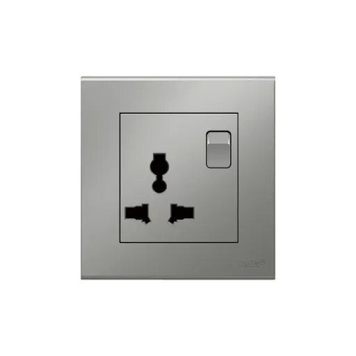 Vision  16A 3 Pin Universal Socket  with Switch