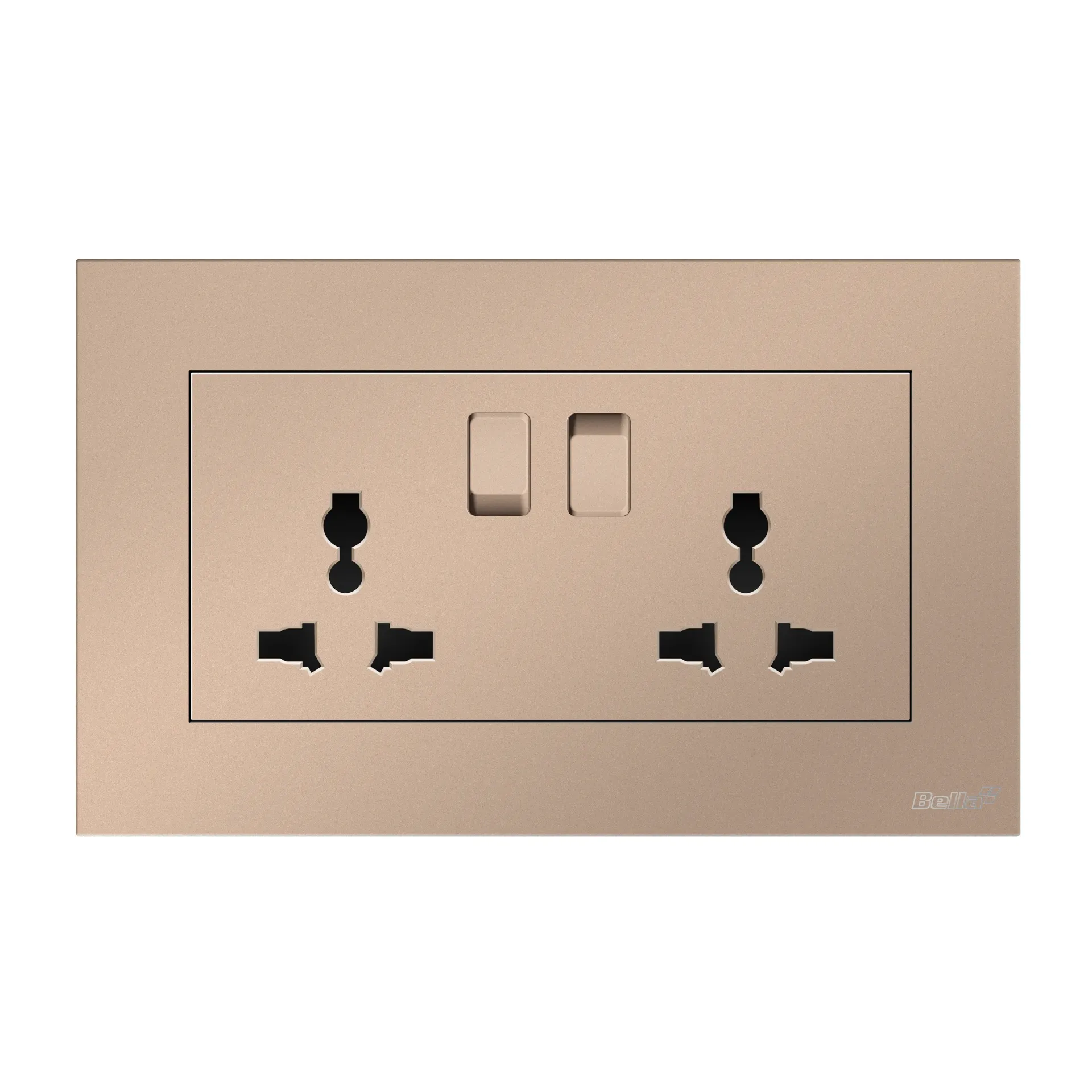 Vantage 16A Twin Universal Switched Socket