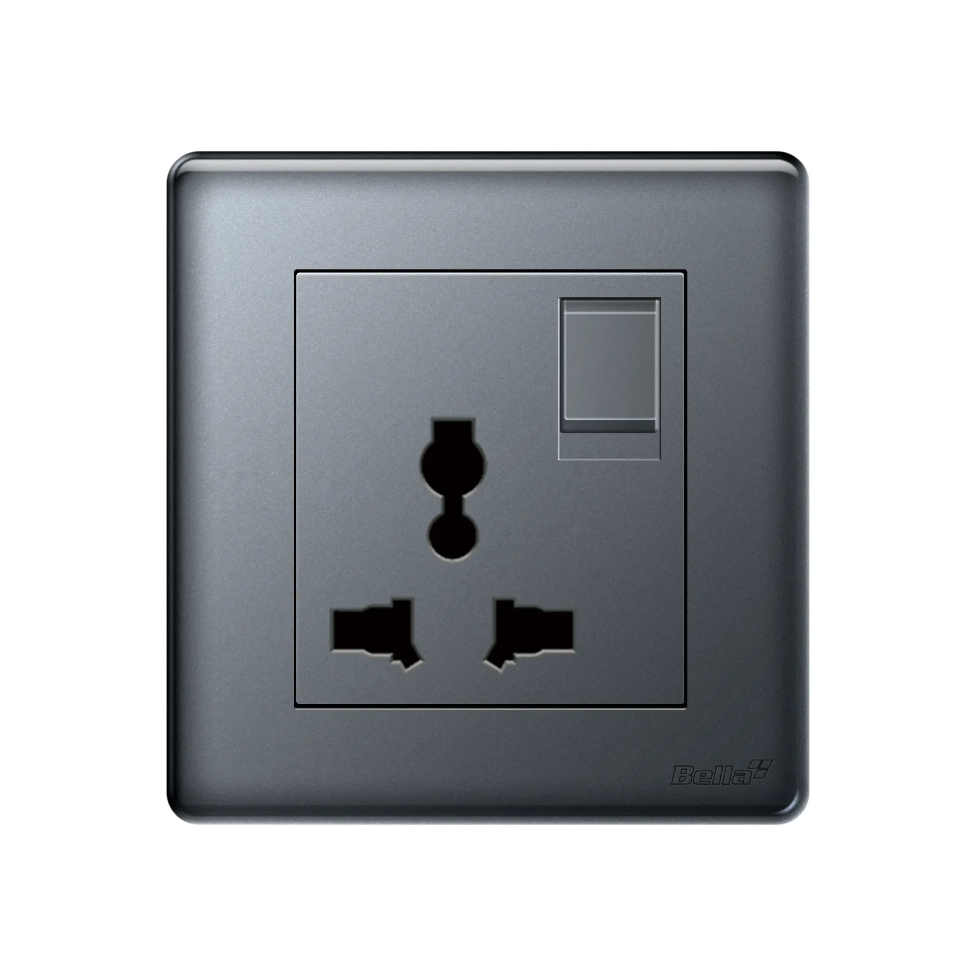 Velocity 16A 3 Pin Universal Socket  with Switch