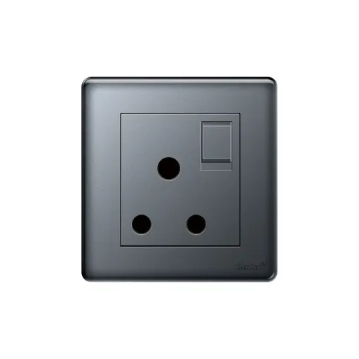 Velocity 15A 3 Round Pin Switched Socket