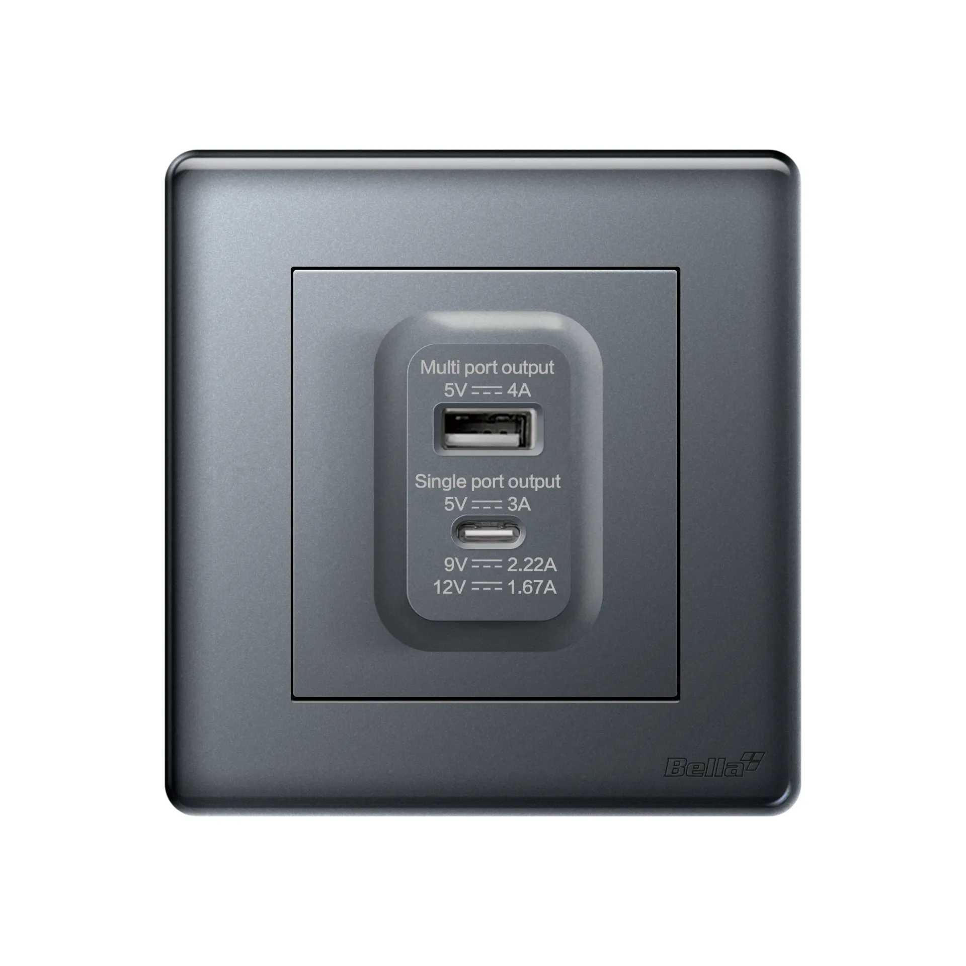Velocity 20W Type A+C USB Charger