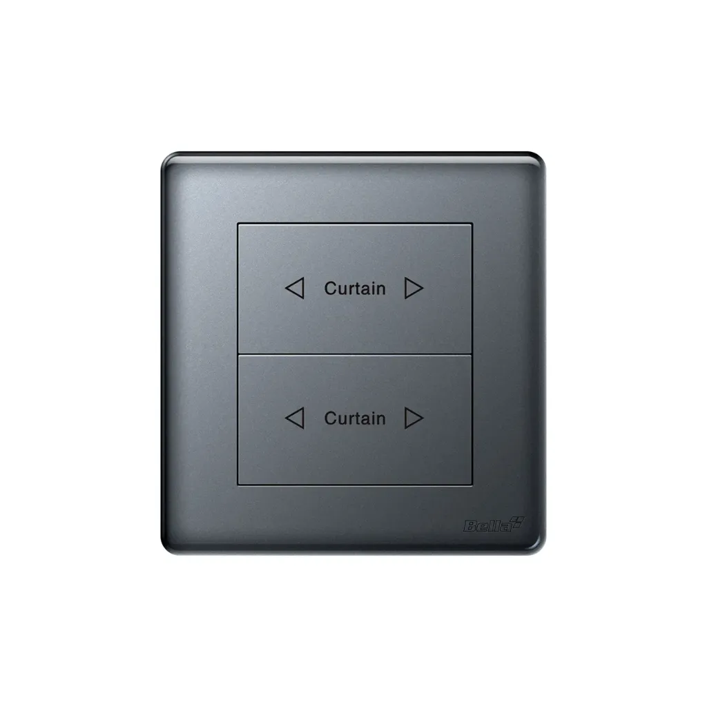 Velocity 2 Gang Curtain Switch