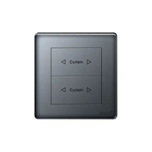 Velocity 2 Gang Curtain Switch