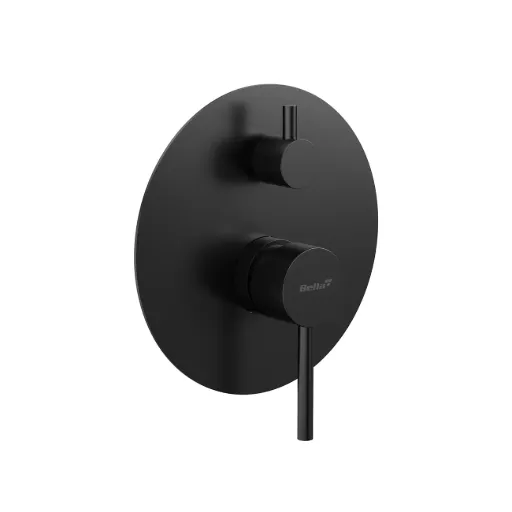 PL 731370 SB Round Exposed Part Kit Shiny Black