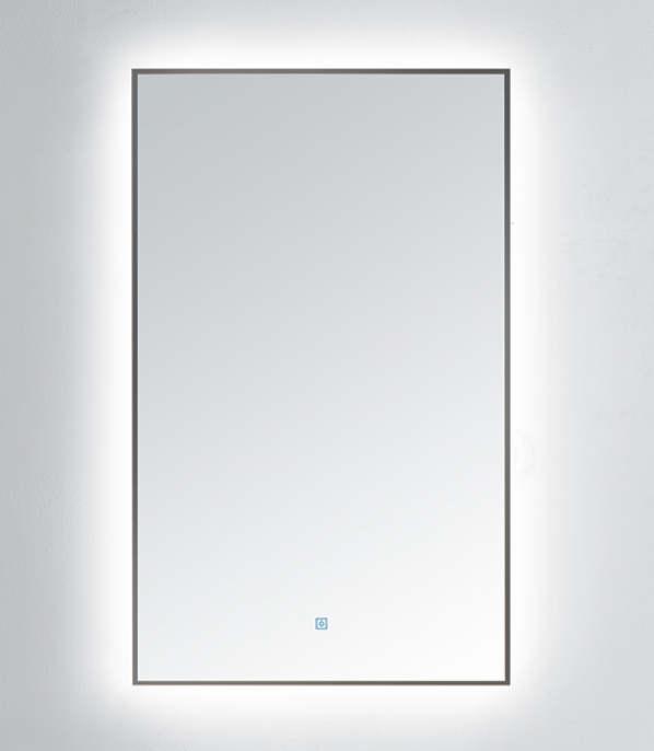 WMJ 0004A PM Plain Mirror + BLACK SUS304 Frame 80x60cm