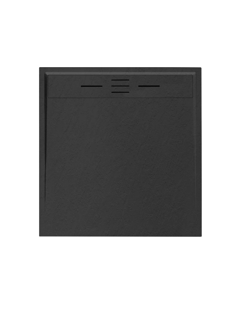 GT-10090LS Black Shower Tray 100x90cm +  Waste Outlet