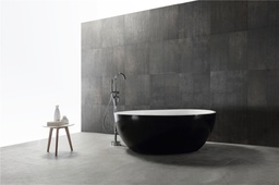 XA 139 Bathtub Round BLACK 150x150x85