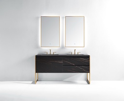 AS30916 Cabinet + Hettich Drawer + Marble Top NO MIRROR 200x55x85 cm