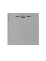 GT-10090LS Grey Shower Tray 100x90cm + Waste Outlet